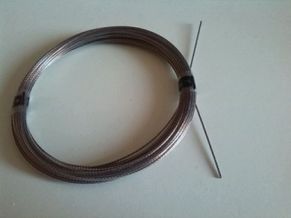 Nerezové lanko potažené nylonem Ø 1 mm / 10M