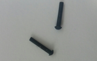 Hliníkový  nýt 1,6x10 mm  černá barva